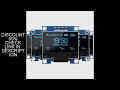 0.96 Inch OLED Display Module, 128x64 Pixel I2C SSD1306 Luminous OLED Screen Board Compatible with A