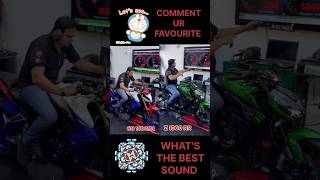CB 1000RR VS Z 1000RR Sound comparison #automobile #superbike #bike #shorts