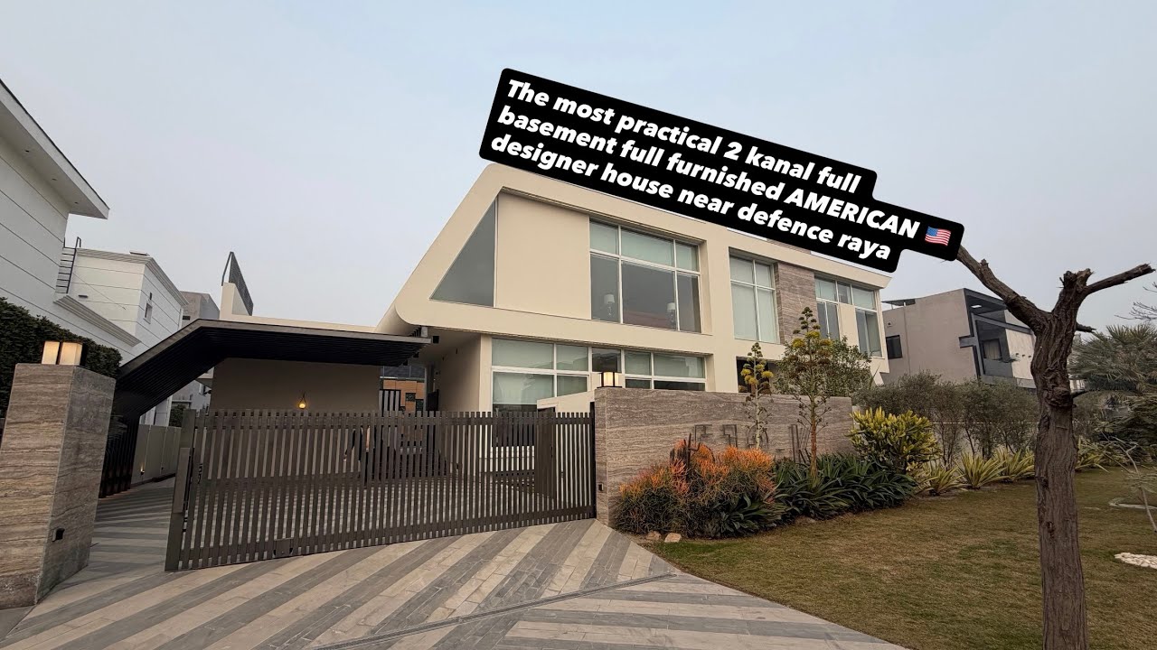 Inside PKR 38 crores American inspired designer 2 kanal full basement & full furnished house DHA LHR