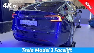 Tesla Model 3 Highland 2024 (Facelift) - FULL Review in 4K (Stealth Gray and White Interior)