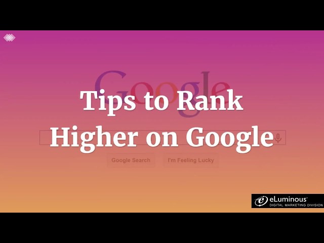 How to Rank on Google First Page. Basic Metric to Look Into