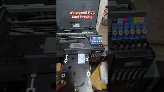 haw to Waterproof PVC Card and photo printing Epson L8050 L18050 L8100 #pancardprinting