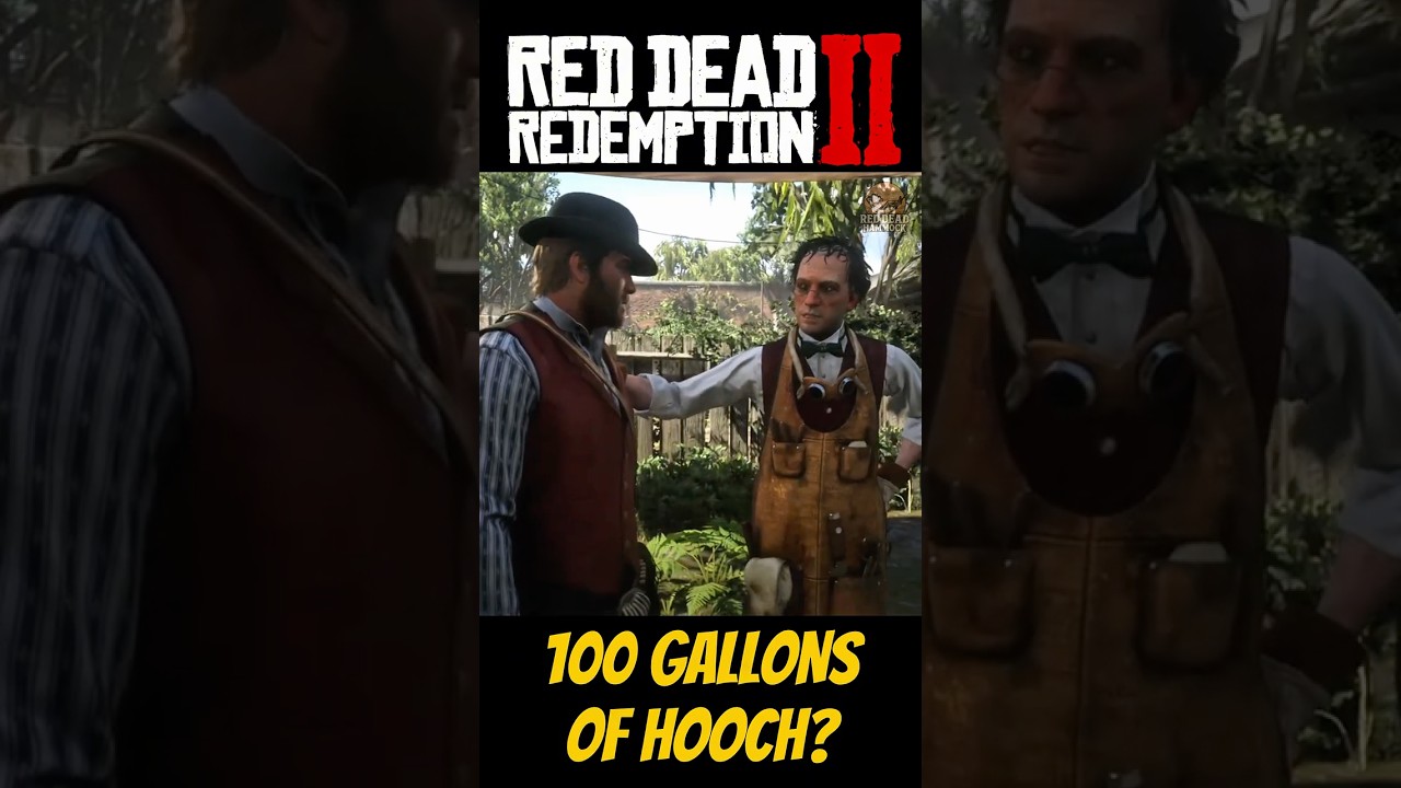 RDR2: 100 Gallons of Hooch? 🥃