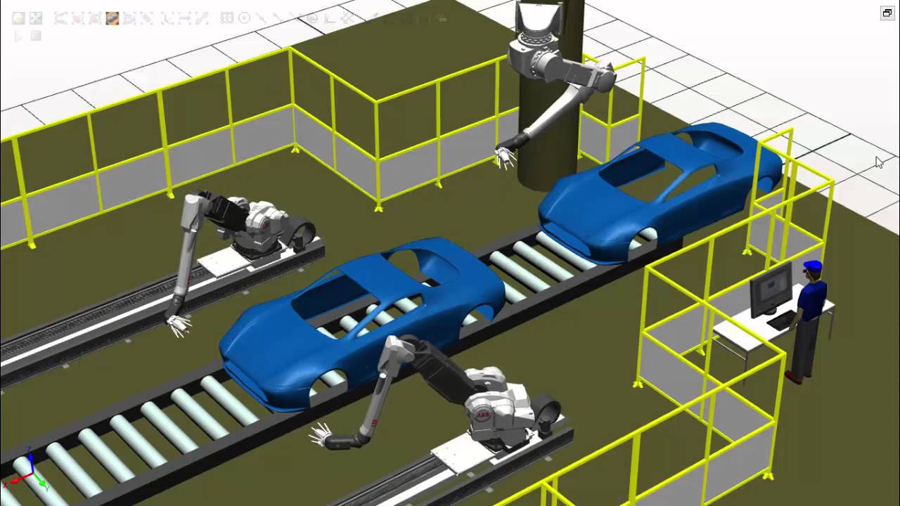 Automobile car Paint shop Robot Station YouTube