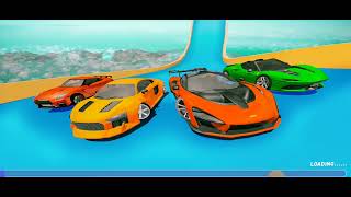 Real Driving 3D - Toon Car Stunts - Free Download! screenshot 1