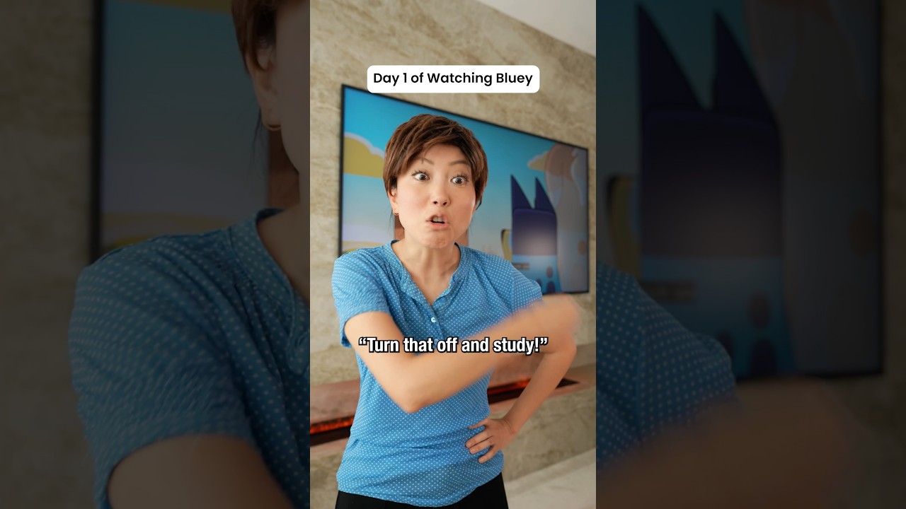 When an Asian mom discovers BLUEY 😭