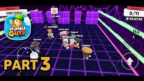 Stumble Guys - Gameplay Walkthrough Part 3 - TickerX (iOS, Android)