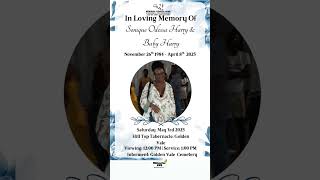 Sonique O. Harry & Baby Harry | Funeral Announcement #obituariessvg