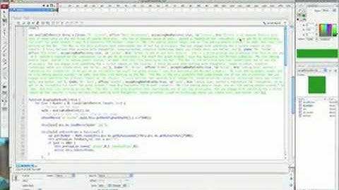 Array Driven Flash Web Site