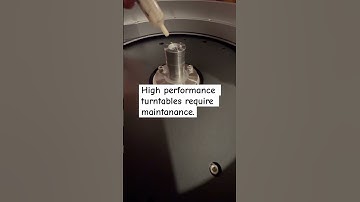Lube your shaft; turntable maintenance