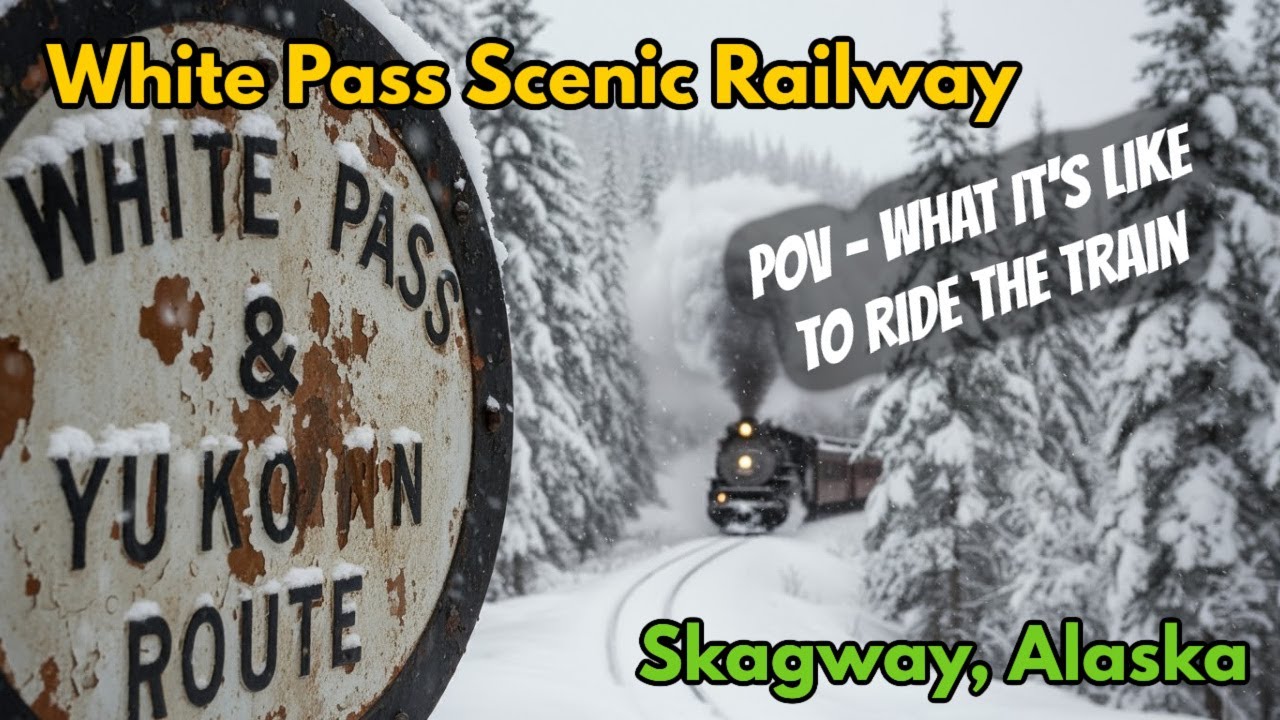 White Pass Scenic Railway Skagway, Alaska | POV: A Passenger Riding on the Train | Cruise Excursion