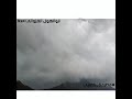 شاهد تغطية السحاب لجبل صماد بلغازي