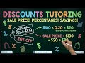 Discount Calculation Made Easy (Best Math Tutoring Explanation)