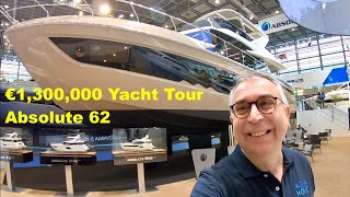 €1,300,000 Yacht Tour : Absolute 62