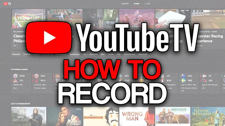 How to Record on YouTube TV (2025) - Full Guide