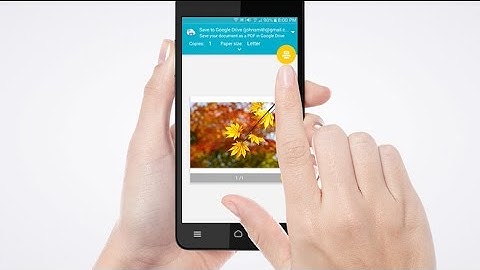 Google Cloud Print—Printing a file