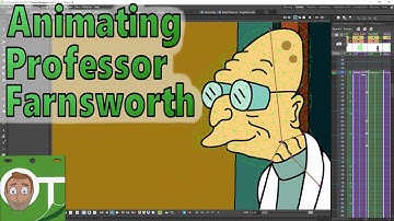 Animating Professor Farnsworth - in OpenToonz