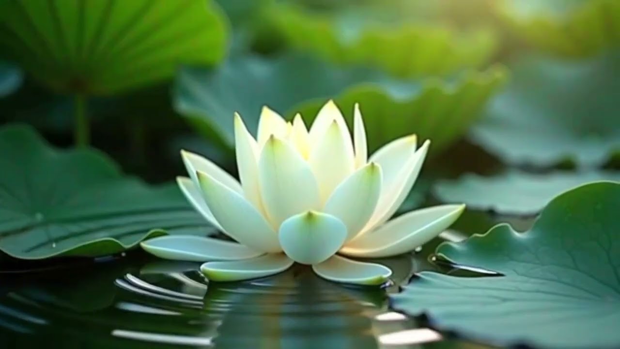 🎵 DEEP SLEEP MUSIC with THE MAGIC of FLUTE & HARP | The Silence of THE LOTUS FLOWER brings CALM 🌸