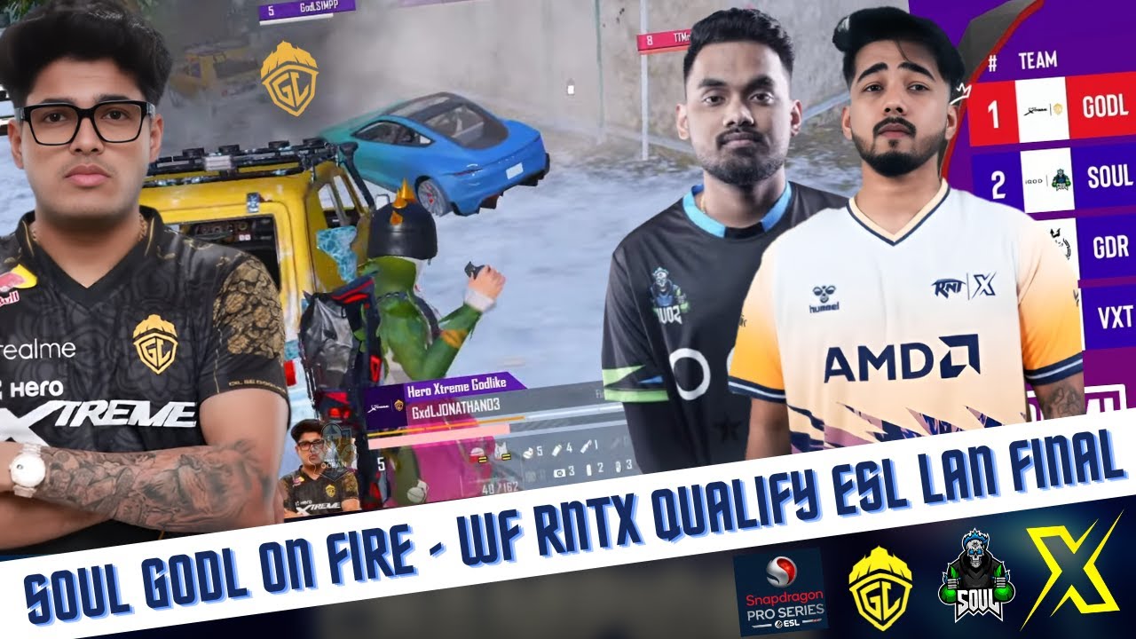 ESL SouL GodL Domination 💛🚀 RnTX Scout CG Qualified of Lan Finals 🔥 ...