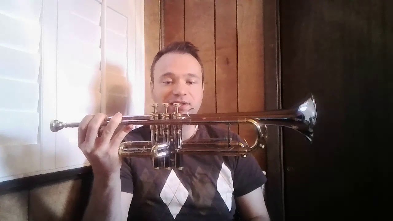 Trumpet Lesson 1 Assembly and Hand Positions YouTube