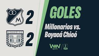 Millonarios vs. Boyacá Chicó (goles) | Copa BetPlay Dimayor 2026 | Fase 1 - Fecha 4
