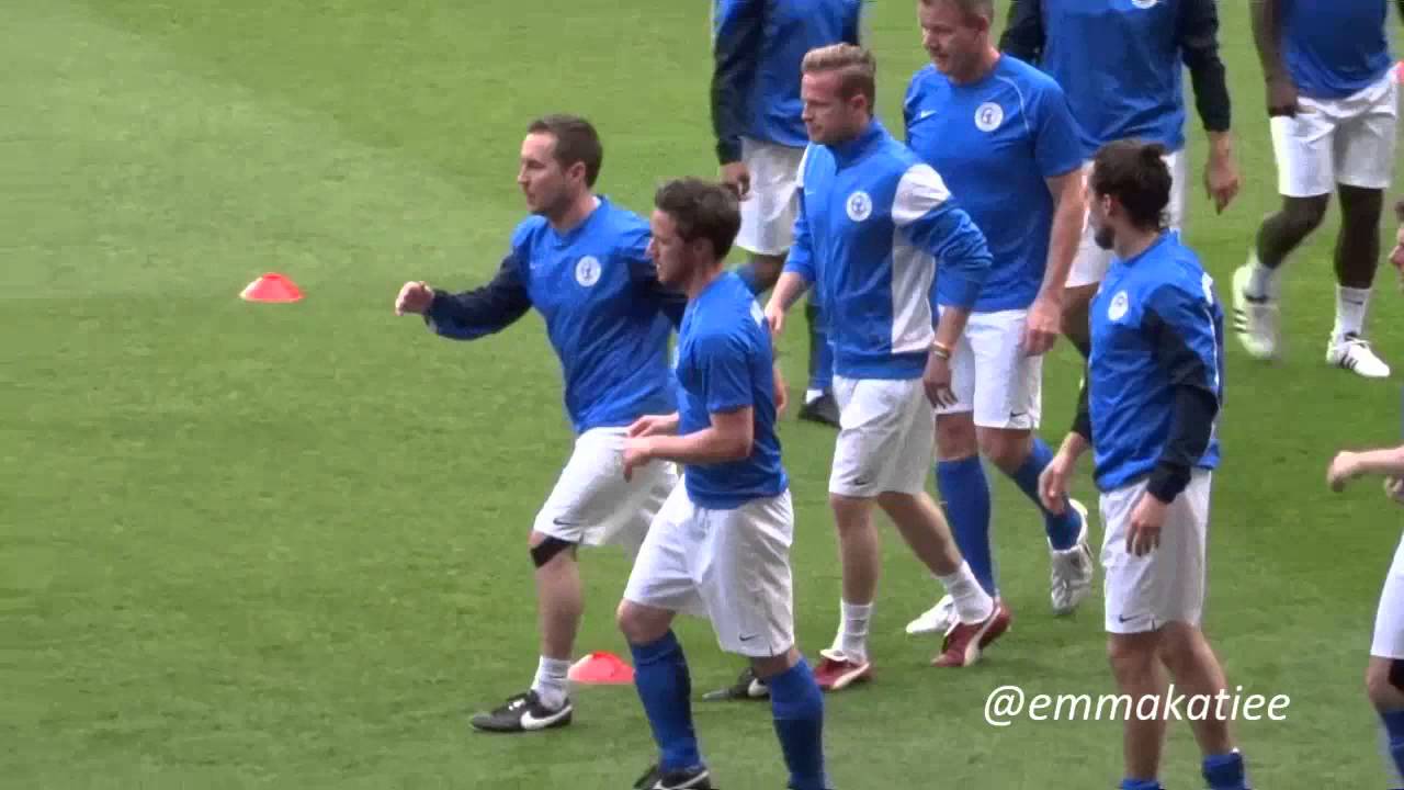 Soccer Aid 2014 - Warm-up