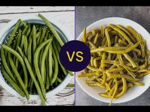 Verse versus ingeblikte sperziebonen: wat is voedzamer?
