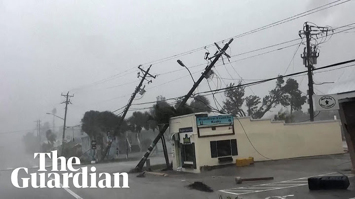Dashcam footage shows storm pounding Florida's coast before Hurricane Milton's arrival