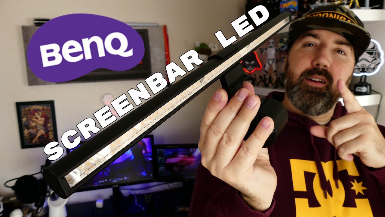 Éclairer son bureau grâce a son PC ! - BenQ ScreenBar Lampe LED - 4K 