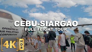 Flying from Mactan-Cebu to Siargao Island via PAL Express! Airport & Full Flight Tour | Philippines