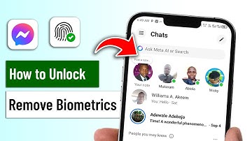 How to Unlock & Remove Biometrics on Facebook Messenger App