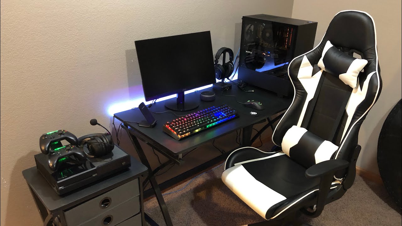 My 2019 Pc Console Gaming Setup Tour February 2019 Youtube