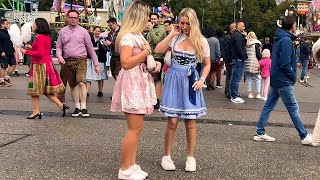 Walking Tour of Munich's Festivities. Oktoberfest 2024 in 4K