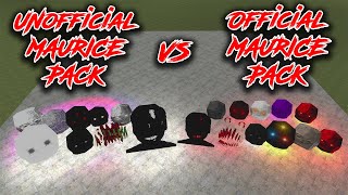 MAURICE NEXTBOT PACK VS UNOFFICIAL MAURICE PACK!