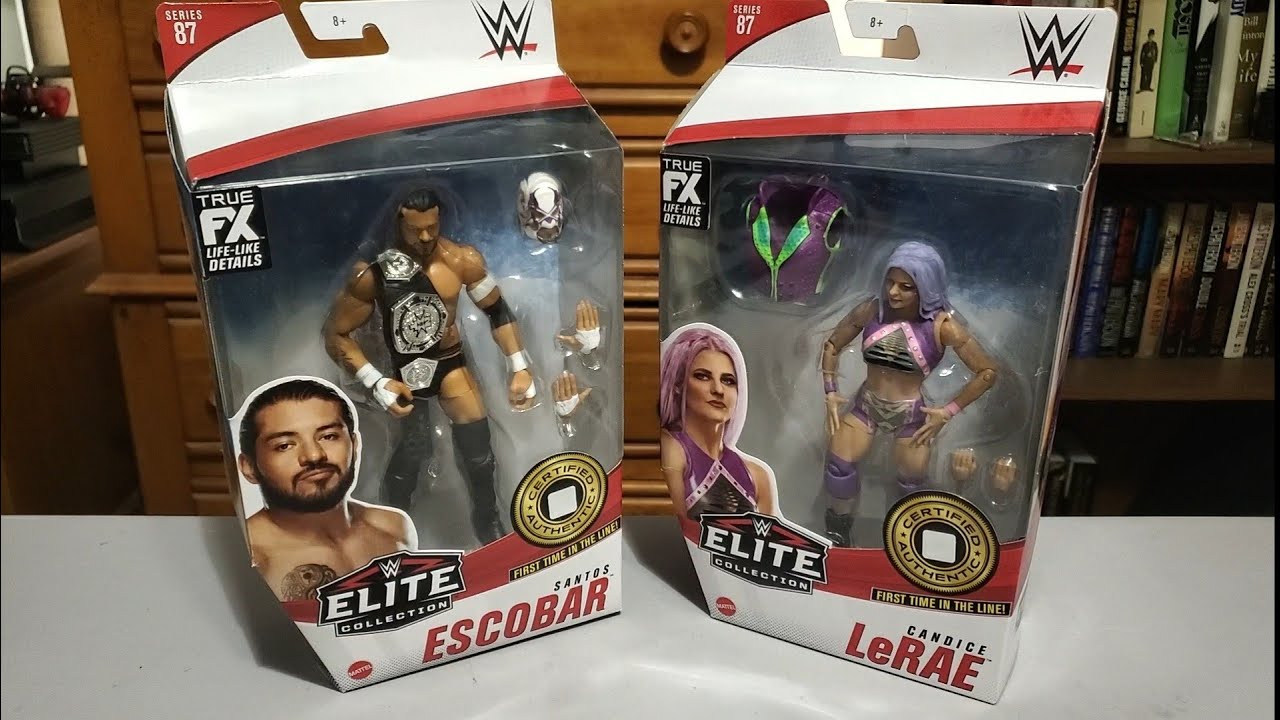 WWE Elite 87 Santos Escobar & Candice LeRae Unboxings