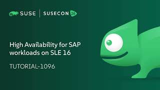 TUTORIAL 1096 High Availability for SAP workloads on SUSE Linux 16