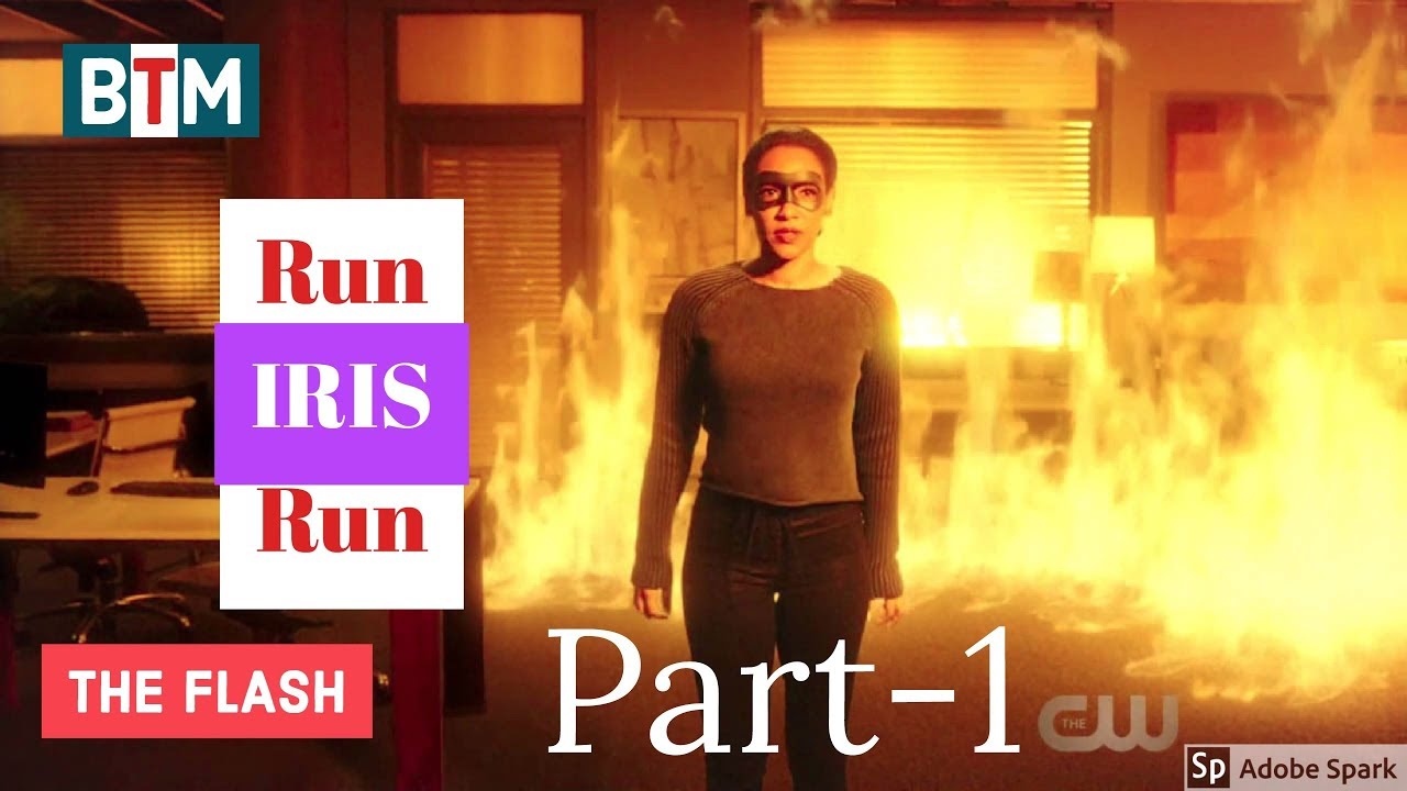 The Flash Season 4 Episode 16 "Run Iris, Run" (Part-1) | IRIS as The Flash Best Tv Moment