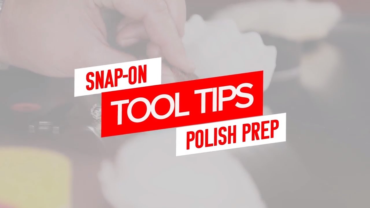 Snapon Polish Prep Kit Snapon Tool Tips YouTube