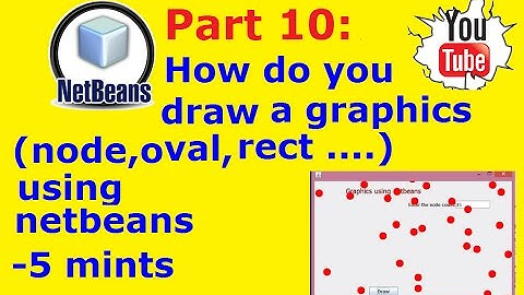 Netbeans Tutorial Part 10: How do you draw a graphics(node,oval,rect ....) using netbeans