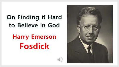 On Finding it Hard to Believe in God - Dr Harry Em...