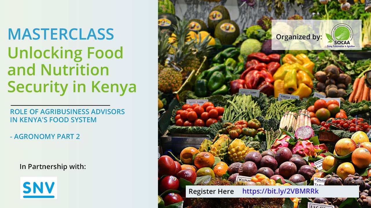 Unlocking Food and Nutrition Security in Kenya: Focus on agronomy Pt2