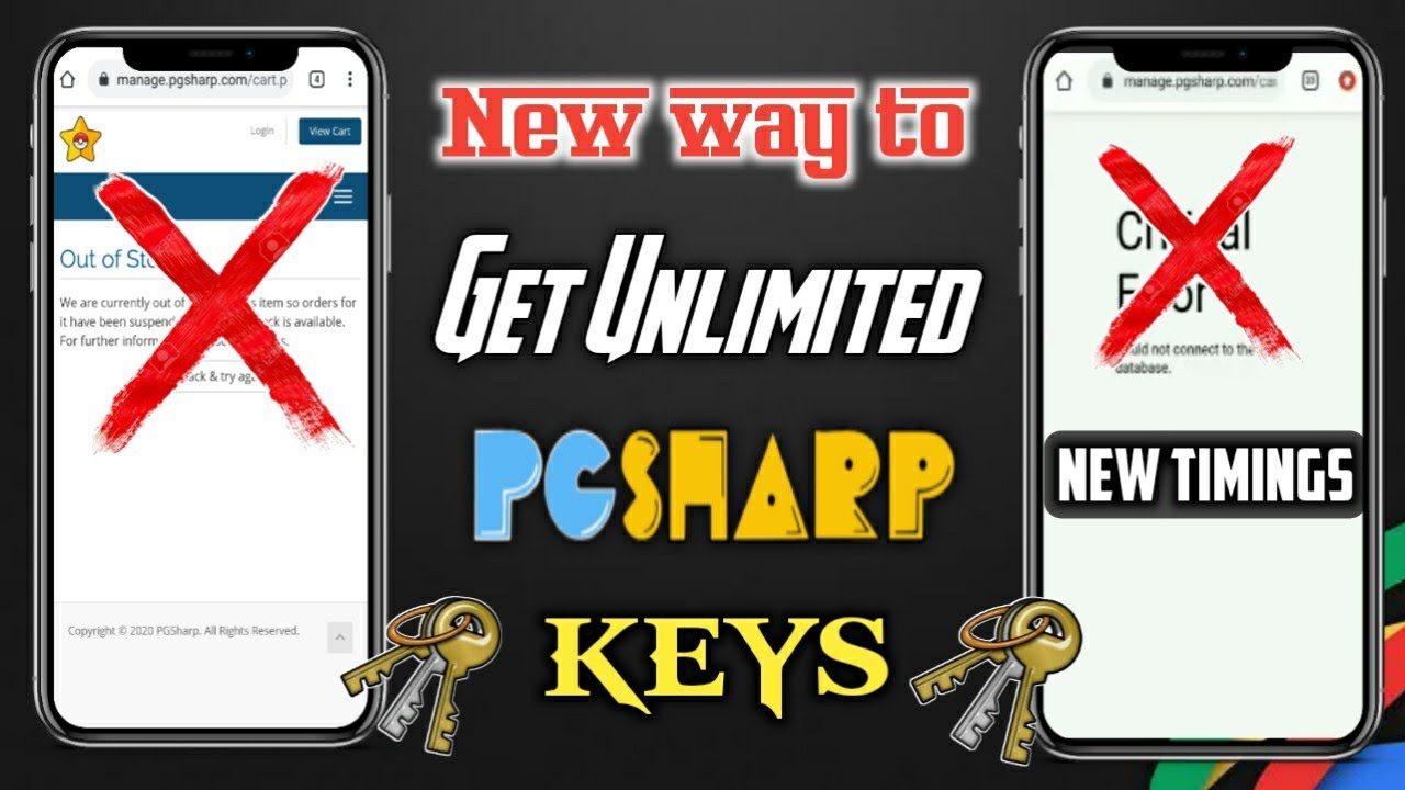 New way to get Unlimited free Pgsharp keys. Out of Stock and Critical error problem Solved. Free Key