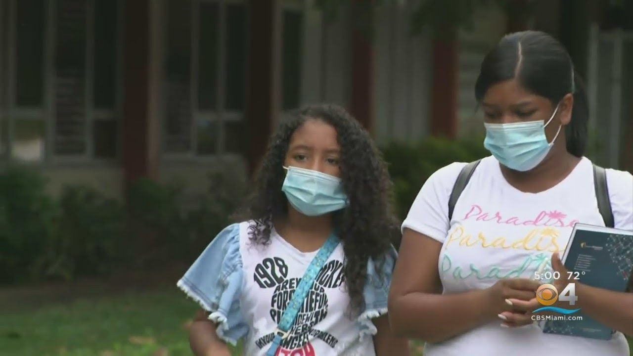 Miami-Dade, Broward Schools Implement New Mask Rules - YouTube