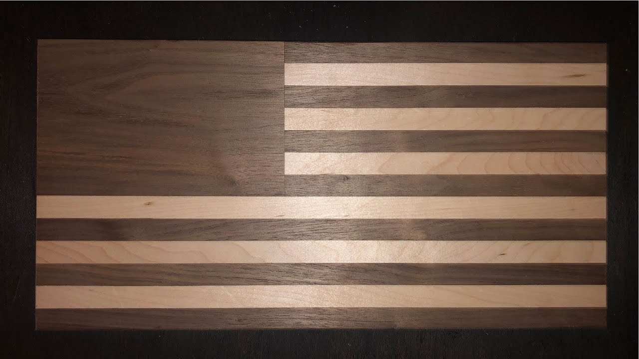 How to Make an American Flag Cutting Board (DIY) YouTube