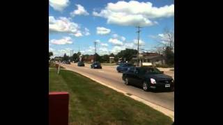 Funeral Procession Of Trooper Dave Stokes