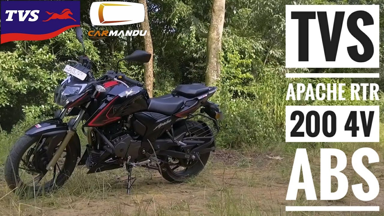 न प ल Tvs Apache Rtr 0 4v Abs ट भ एस अप च आरट आर Review In Nepali Youtube