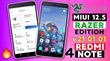 Install MIUI 12.5 Razer Edition 21.01.01 For Redmi Note 4 (MIDO) Android 10