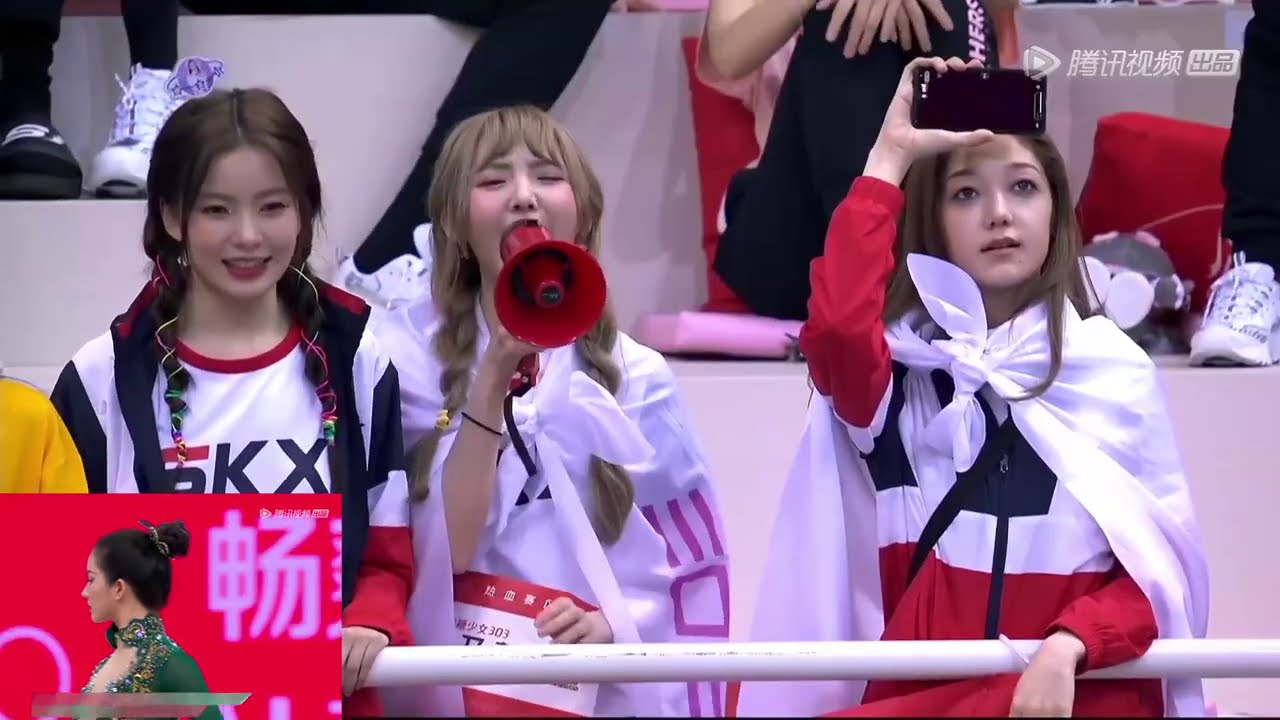 BONBON GIRLS 303 Reaction to Sally's Rhythmic Gymnastics in Super Novae Games 硬糖少女303 刘些宁 超新星运动会艺术体操
