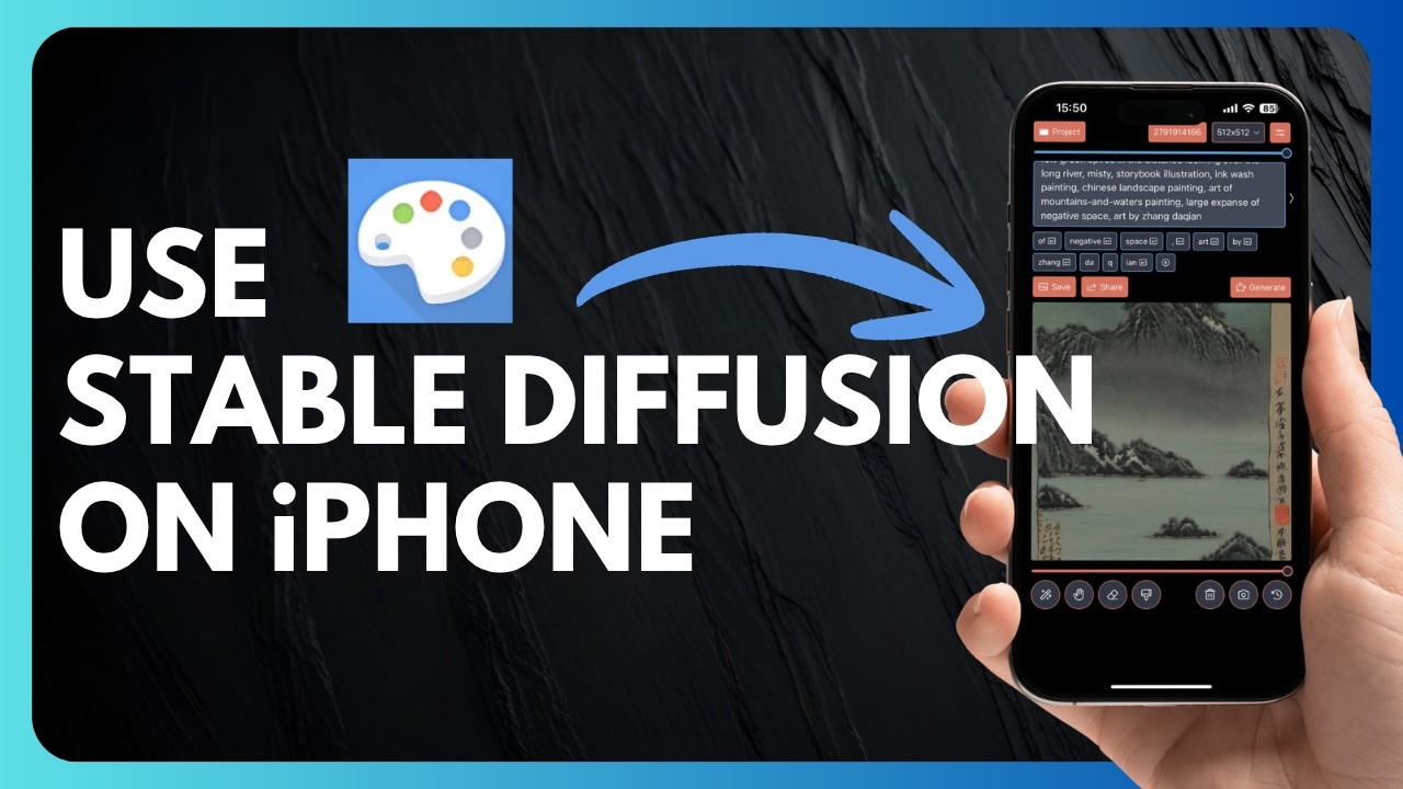 How to Use Stable Diffusion on iPhone - YouTube