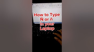 How to Type Ñ or ñ Using Laptop | Microsoft Word | Microsoft Excel